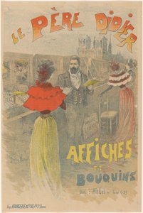 Affiche voor le Père Didier, boekhandelaar en verkoper van affiches