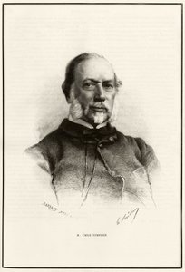 Portret van Emile Templier (1821-1891), medewerker van Louis Hachette (1800-1864), verantwoordelijk voor de productie van 