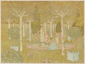 Park, 1897 door Gaston de Latenay