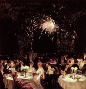 Diner in het Casino, ca. 1906