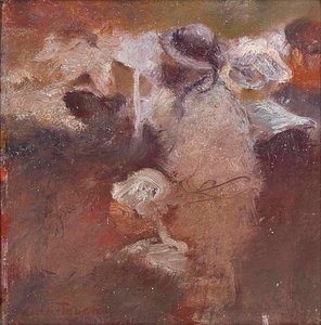 Schets van figuren in Bretagne door Gaston de la Touche