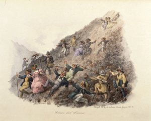 De afdaling van de Vesuvius
