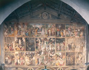 Leven en Passie van Christus, fresco door Gaudenzio Ferrari, 1513