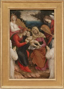 Madonna en Kind, Sint Anna en Schenkers
