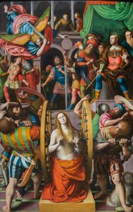 Martelaarschap van Sint-Catharina door Gaudenzio Ferrari