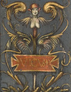 Geboorte en Laatste Avondmaal, Polyptiek, 1511 (detail) door Gaudenzio Ferrari