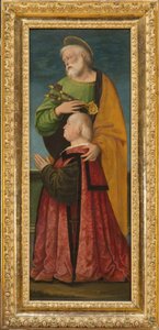 Sint Petrus en een schenker door Gaudenzio Ferrari