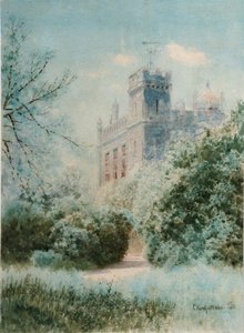 Het Vorontsovsky Paleis. Krim, 1895
