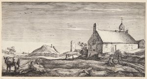 De nieuwe kerk bij Muiderberg door Geertruyt Roghman
