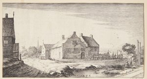 Domhuset in Ouderkerk aan de Amstel door Geertruyt Roghman