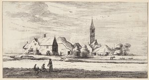 Uitzicht op Spaarnwoude door Geertruyt Roghman