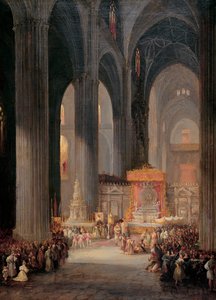 De Corpus Christi-processie in de kathedraal van Sevilla