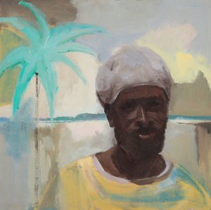 Antiguan Man, 2019 (olieverf op doek)