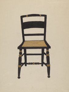 Hitchcock stoel door Genevieve Sherlock