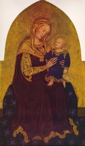 Madonna en Kind, ca. 1420 door Gentile da Fabriano
