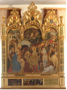 De aanbidding der wijzen, ca. 1420 door Gentile da Fabriano