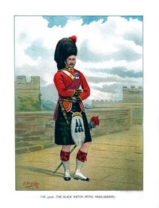 De 42e, The Black Watch Royal Highlanders, ca. 1890