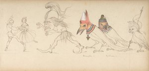 Fries van figuren en vogels, 19e eeuw