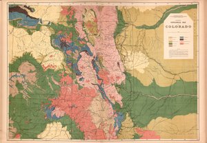 Geologische en geografische atlas van Colorado en delen van aangrenzend gebied
