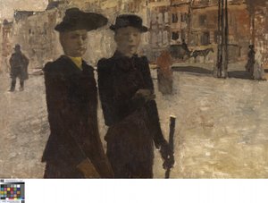 Vrouwen op de Rokin