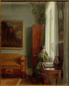 Interieur door Georg Nicolai Achen