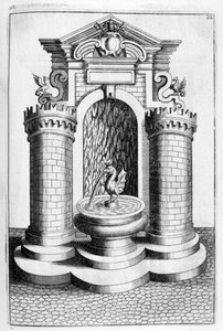 Fonteinontwerp, 1664 door Georg Andreas Bockler