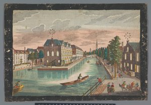 Gezicht op het Magazijn de Geer te Delft