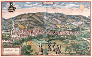 Budingen, Duitsland - in 