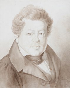 Portret van Alexander Ivanovich Turgenev 1784-1845 door Georg Christian August Kestner