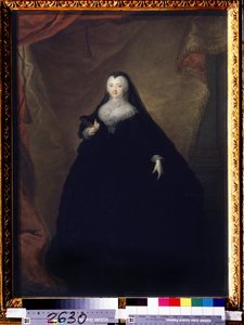Portret van Elisabeth Petrovna, keizerin van Rusland door Georg Christoph Grooth