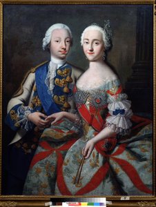 Portret van groothertog Piotr Feodorovich (later Peter III van Rusland)