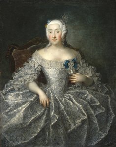 Portret van Gravin Varvara Alexeyevna Sheremetyeva door Georg Christoph Grooth