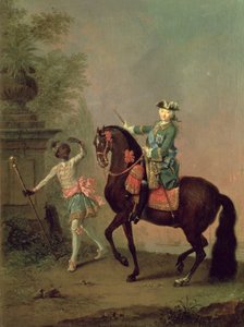 Portret van Keizerin Elizabeth Petrovna door Georg Christoph Grooth