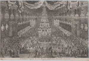 Kroning van Karel XI, Stockholm door Georg Christoph II Eimmart