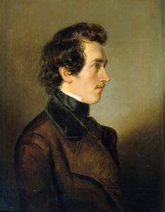 De schilder Leopold Brunner de Jongere door Georg Decker