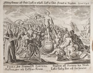 Fortuna de blinde door Georg Fahrenholtz