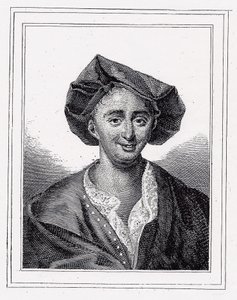 Julien Offray de La Mettrie 1709-1751 door Georg Freidrich Schmidt