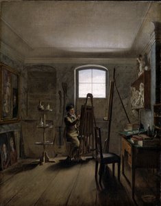 De Schilder Gerhard von Kügelgen in zijn Atelier
