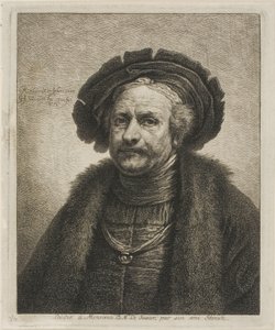 Portret van Rembrandt door Georg Friedrich Schmidt