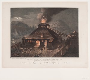 Een ijzergieterijgebouw door Georg Haas