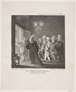Illustratie voor Holbergs Komedies door Georg Haas