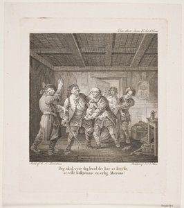 Illustratie voor Holbergs Komedies door Georg Haas