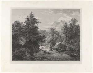 Riviergezicht in het noorden van Tirol