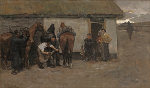 De smid, ca. 1881-84 door Georg Hendrik Breitner