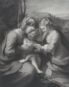 Het mystieke huwelijk van Sint Catharina, ca. 1831 door Georg Jacob Felsing