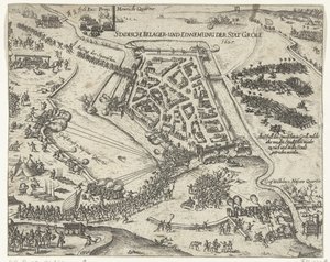 Beleg van Grol door Frederik Hendrik, 1627 door Georg Keller