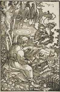 St. Mattheüs, uit De Luther Bijbel door Georg Lemberger