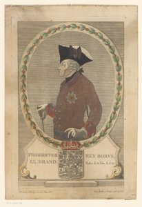 Portret van Frederik de Grote