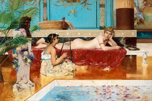 De Romeinse baden, 1882