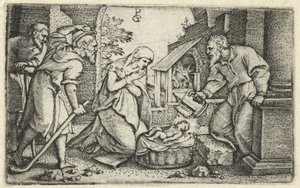 Geboorte van Christus en aanbidding van herders